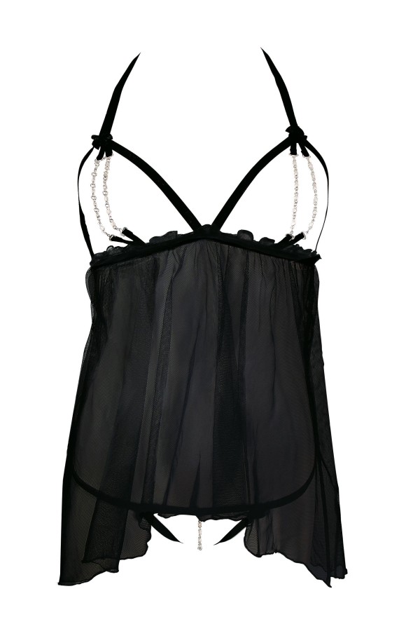 Schwarzes Chemise Lilith von Anais Apparel Luxury Lingerie kaufen | Fesselliebe