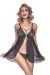 Schwarzes Chemise Maya von Anais Apparel Luxury Lingerie