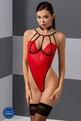 Roter String-Body Akita von Passion Devil Collection