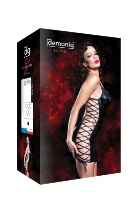 Schwarzes Minikleid Aline von Demoniq Magnetic Collection kaufen | Fesselliebe