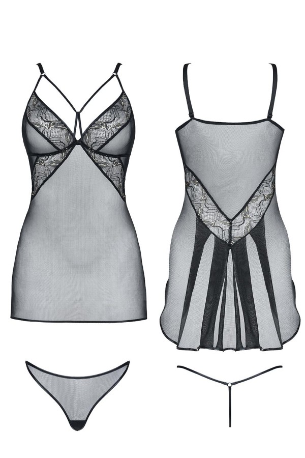 Schwarzes Minikleid Lucette von Demoniq Magnetic Collection kaufen | Fesselliebe