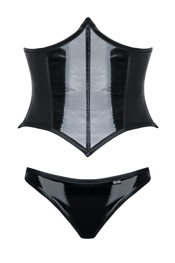 Schwarzes Set Cindy von Demoniq Hard Candy Collection kaufen | Fesselliebe
