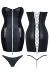 Schwarzes Minikleid Greta von Demoniq Hard Candy Collection kaufen - Fesselliebe