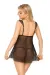 Schwarzes Babydoll 1875 von Softline Romatic Collection