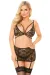 Schwarzes Set 1888 von Softline Erotic Collection