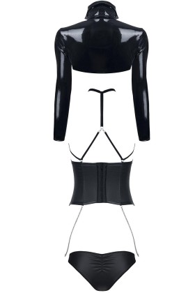 Schwarzes Set De443 von Demoniq Hard Candy Collection kaufen | Fesselliebe