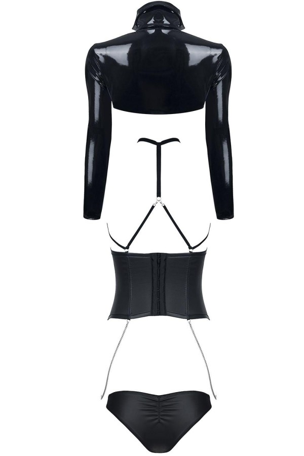Schwarzes Set De443 von Demoniq Hard Candy Collection kaufen | Fesselliebe