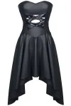 Schwarzes Kleid De438 von Demoniq Hard Candy Collection kaufen - Fesselliebe