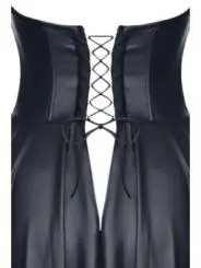 Schwarzes Kleid De438 von Demoniq Hard Candy Collection kaufen - Fesselliebe