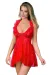 Rotes Babydoll R-607 von Excellent Beauty