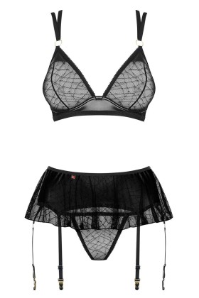 Set Schwarz 859-Seg-1 von Obsessive kaufen | Fesselliebe