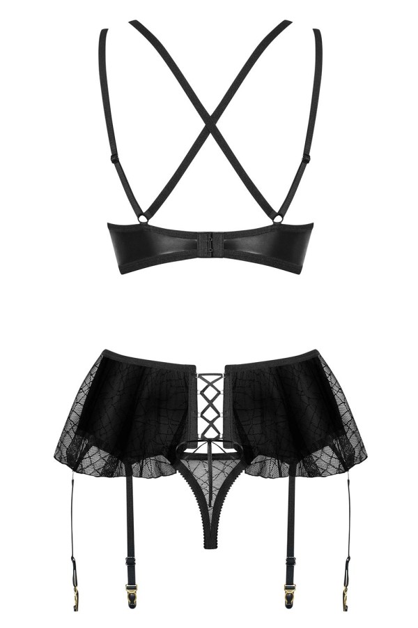 Set Schwarz 859-Seg-1 von Obsessive kaufen | Fesselliebe