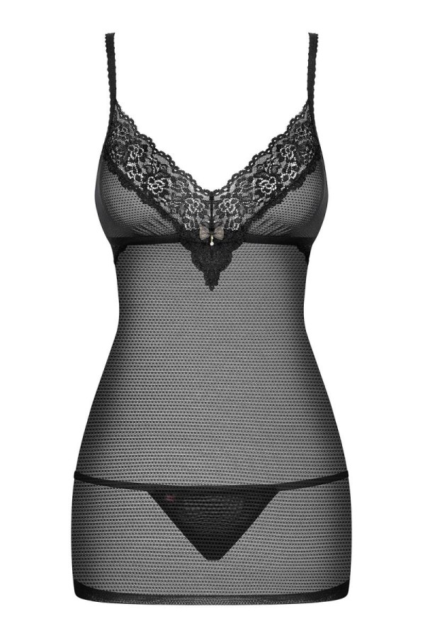 Chermise Schwarz 852-Che-1 von Obsessive kaufen | Fesselliebe