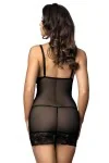 Schwarzes Chemise D-322 von Excellent Beauty kaufen - Fesselliebe