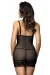 Schwarzes Chemise D-322 von Excellent Beauty