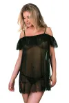 Schwarzes Chemise D-310 von Excellent Beauty kaufen - Fesselliebe