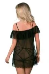 Schwarzes Chemise D-310 von Excellent Beauty kaufen - Fesselliebe