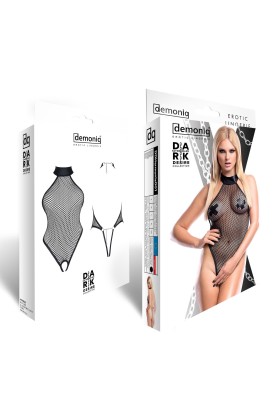 Schwarzer Body Ddharmonia001 von Demoniq Dark Desire Collection kaufen | Fesselliebe