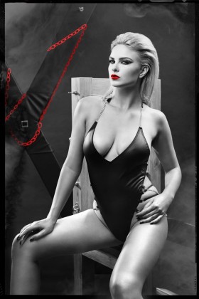 Schwarzer Ketten-Body Ddlitai001 von Demoniq Dark Desire Collection kaufen | Fesselliebe