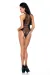 Schwarzer Body Ms-B0157 von Meseduce Black Diamond Collection