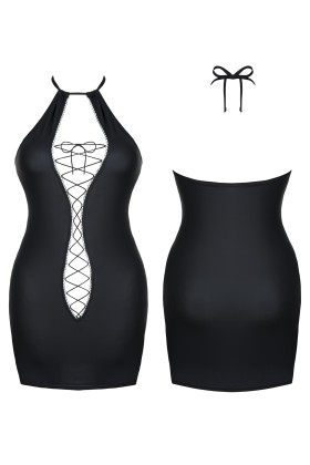 Schwarzes Minikleid Ddfojbe001 von Demoniq Dark Desire Collection kaufen | Fesselliebe