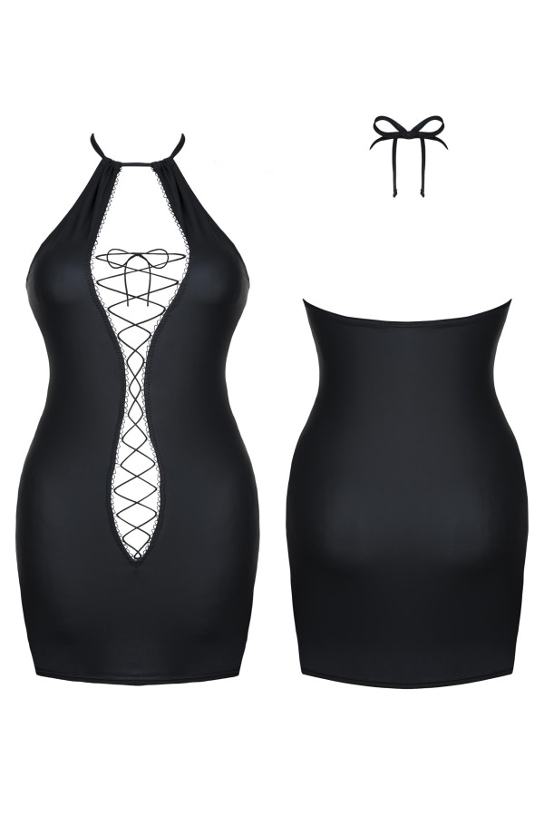 Schwarzes Minikleid Ddfojbe001 von Demoniq Dark Desire Collection kaufen | Fesselliebe