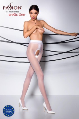 Ouvert Strumpfhose Ti Open 007 Weiß von Passion Erotic Line kaufen | Fesselliebe