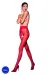 Ouvert Strumpfhose Ti Open 007 Rot von Passion Erotic Line