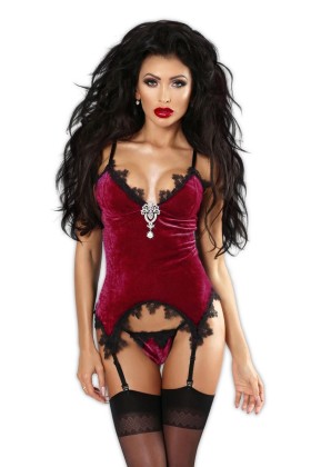Rotes Gorset Wonderful von Lolitta kaufen | Fesselliebe