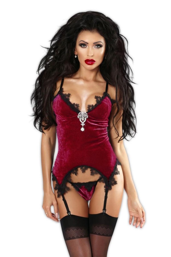 Rotes Gorset Wonderful von Lolitta kaufen | Fesselliebe