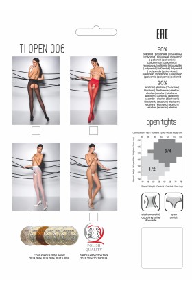 Ouvert Strumpfhose Ti Open 006 Weiß von Passion Erotic Line kaufen | Fesselliebe