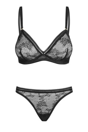 Set aus Bügel-Bh Spitze und String 030418 von Petite Noir kaufen | Fesselliebe