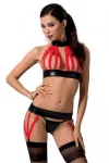 Schwarz/Rotes Set Aziza von Passion Devil Collection kaufen - Fesselliebe