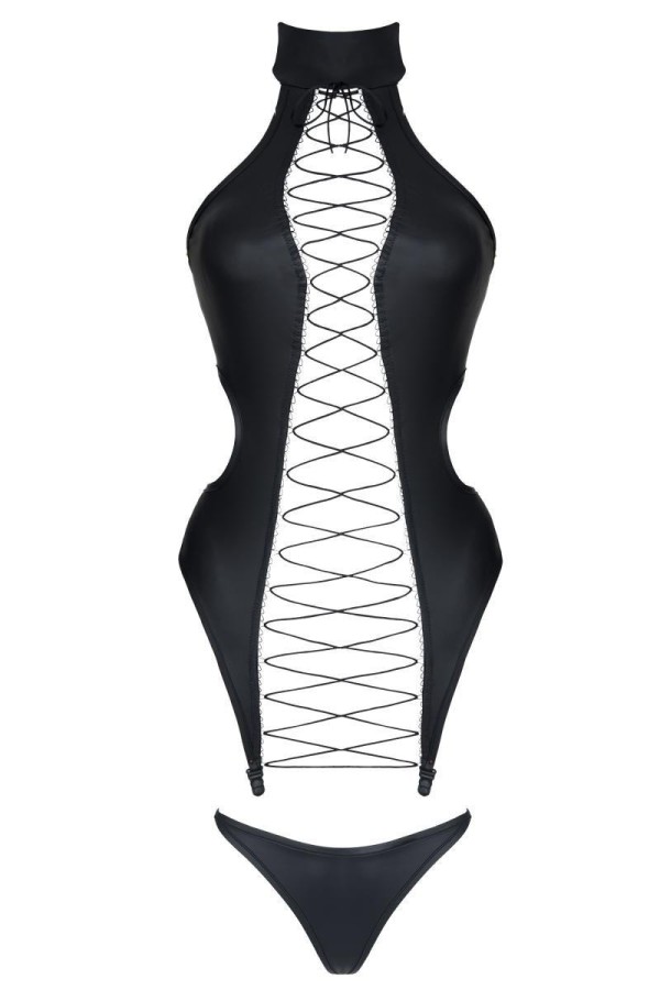 Schwarze Corsage Ddhekate001 von Demoniq Dark Desire Collection kaufen | Fesselliebe