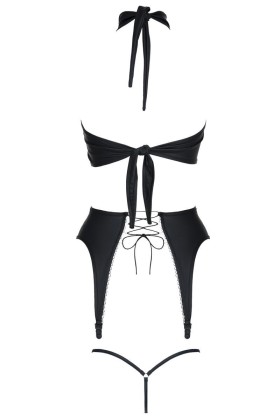 Schwarze Corsage Ddhekate001 von Demoniq Dark Desire Collection kaufen | Fesselliebe