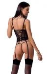 Schwarzes Corset Perdita von Passion Devil Collection kaufen - Fesselliebe