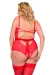 Roter Amelia Body 1857 von Softline Plus Size