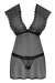 Babydoll Schwarz 857-Bab-1 von Obsessive