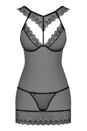 Chemise Schwarz 857-Che-1 von Obsessive kaufen | Fesselliebe