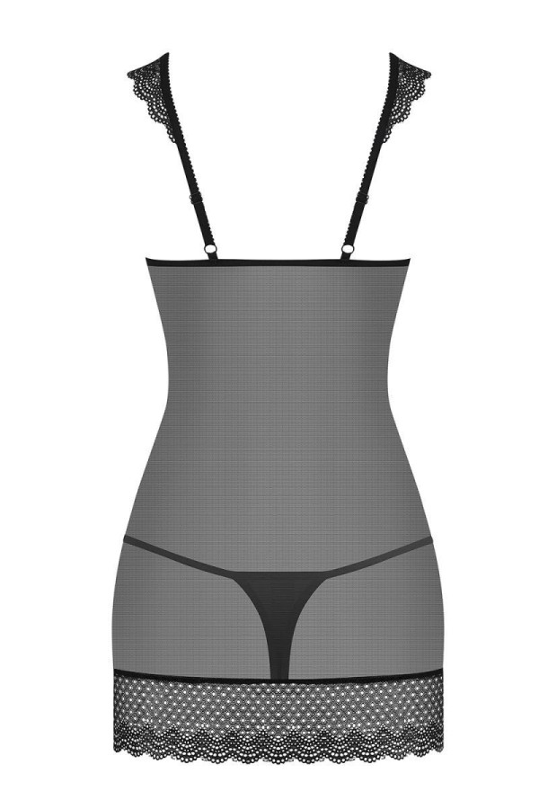 Chemise Schwarz 857-Che-1 von Obsessive kaufen | Fesselliebe