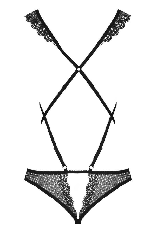 Ouvert Body Schwarz 857-Ted-1 von Obsessive kaufen | Fesselliebe