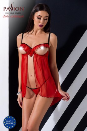 Rotes Ouvert Chemise Cherry von Passion Devil Collection kaufen | Fesselliebe