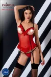 Rotes Ouvert Corset Cherry von Passion Devil Collection kaufen - Fesselliebe