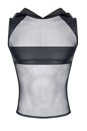 Kapuzen-Shirt Tsh005 Schwarz von Regnes Fetish Planet kaufen | Fesselliebe