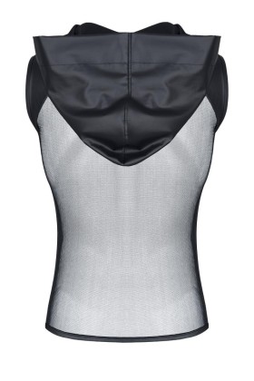 Kapuzen-Shirt Tsh005 Schwarz von Regnes Fetish Planet kaufen | Fesselliebe