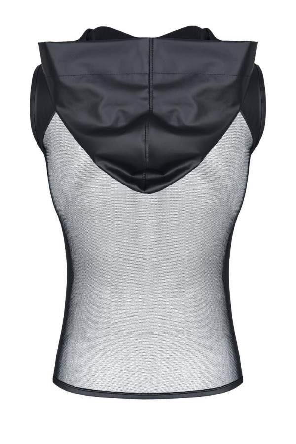 Kapuzen-Shirt Tsh005 Schwarz von Regnes Fetish Planet kaufen | Fesselliebe