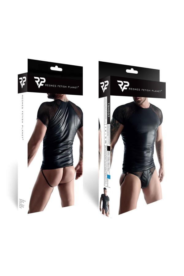 T-Shirt Tsh007 Schwarz von Regnes Fetish Planet kaufen | Fesselliebe