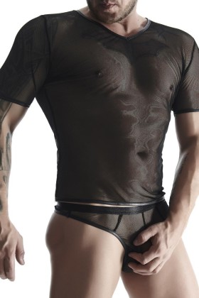 T-Shirt Tsh008 Schwarz von Regnes Fetish Planet kaufen | Fesselliebe
