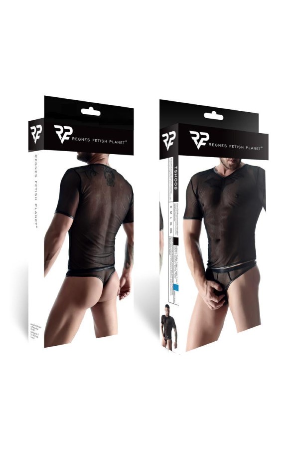 T-Shirt Tsh008 Schwarz von Regnes Fetish Planet kaufen | Fesselliebe