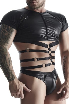 T-Shirt Tsh011 Schwarz von Regnes Fetish Planet kaufen | Fesselliebe